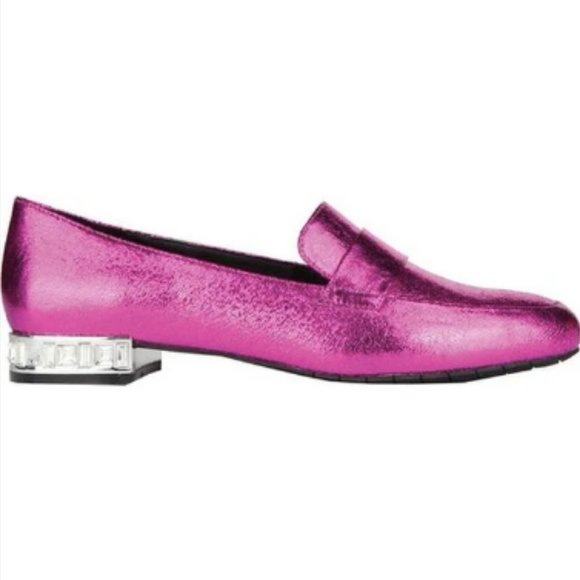 Kenneth Cole Reaction Shoes - Kenneth Cole Reaction size 8 Jet Behind Metallic Loafer